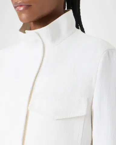 Akris punto Stand-Collar Stretch Denim Jacket | Thumbnail 4 Akris punto Stand-Collar Stretch Denim Jacket | Thumbnail 4