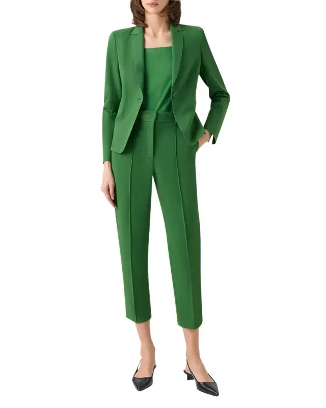 Signature Viscose Jersey Single-Breasted Jacket