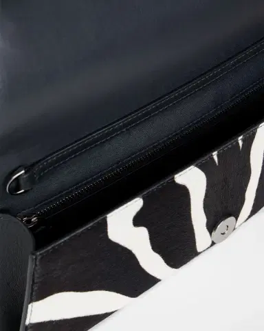 Akris Small Zebra-Print Calf Hair Clutch Bag | Thumbnail 2 Akris Small Zebra-Print Calf Hair Clutch Bag | Thumbnail 2