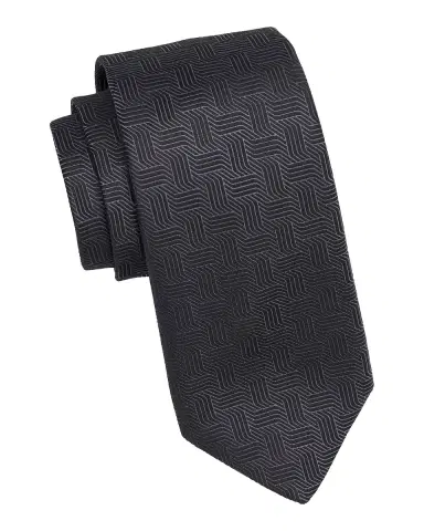 Canali Men's Art Deco Silk Tie | Thumbnail 2