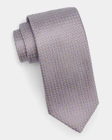 Canali Men's Woven Silk Tie | Thumbnail 3