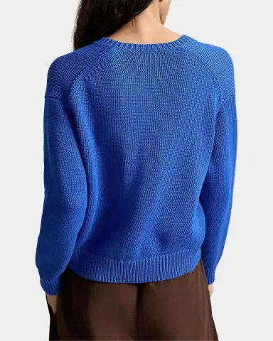 Polo Ralph Lauren Linen-Blend Crewneck Cardigan | Thumbnail 2 Polo Ralph Lauren Linen-Blend Crewneck Cardigan | Thumbnail 2