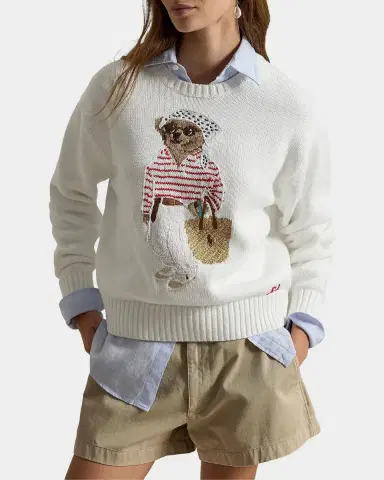 Polo Ralph Lauren Polo Bear Crewneck Sweater | Thumbnail 2 Polo Ralph Lauren Polo Bear Crewneck Sweater | Thumbnail 2