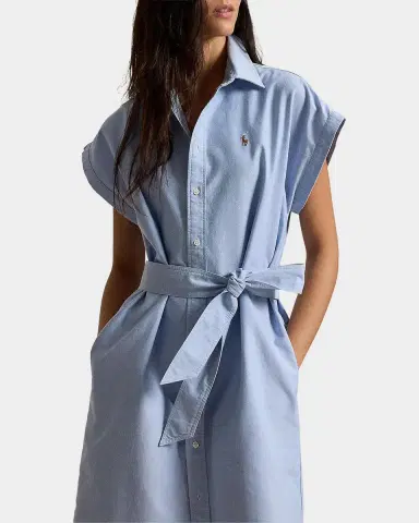 Polo Ralph Lauren Belted Cotton Oxford Shirtdress | Thumbnail 3 Polo Ralph Lauren Belted Cotton Oxford Shirtdress | Thumbnail 3
