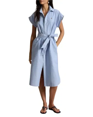Polo Ralph Lauren Belted Cotton Oxford Shirtdress | Thumbnail 1 Polo Ralph Lauren Belted Cotton Oxford Shirtdress | Thumbnail 1