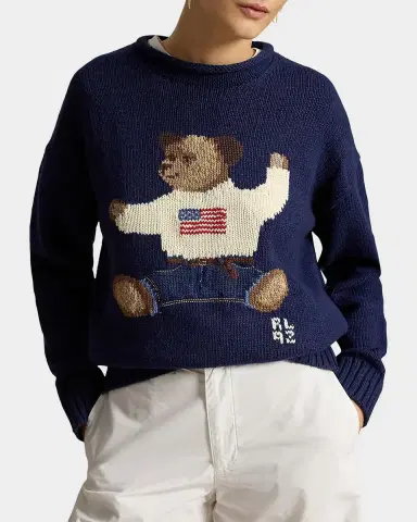 Polo Ralph Lauren Polo Bear Roll-Neck Sweater | Thumbnail 3 Polo Ralph Lauren Polo Bear Roll-Neck Sweater | Thumbnail 3