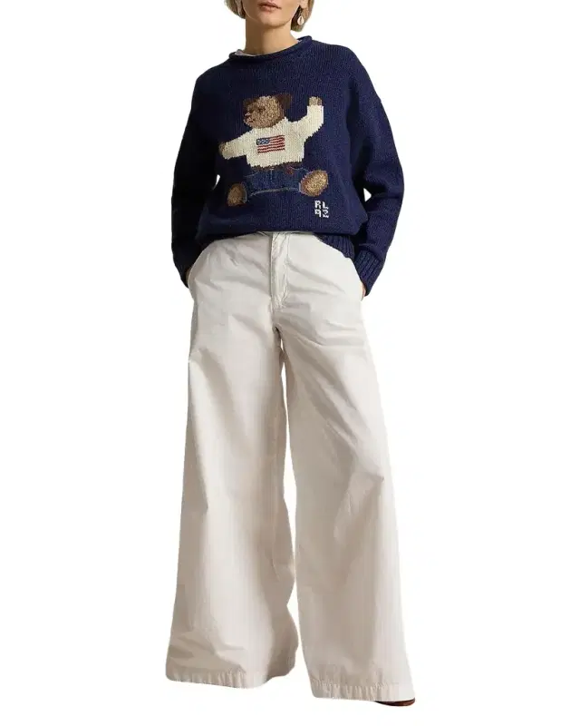 Polo Bear Roll-Neck Sweater