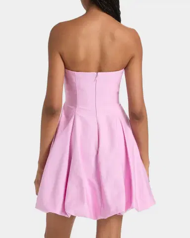 As It May Rosalie Strapless Rosette Mini Dress | Thumbnail 2 As It May Rosalie Strapless Rosette Mini Dress | Thumbnail 2