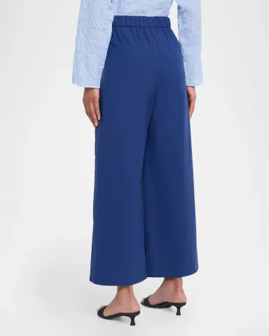 Eileen Fisher Wide-Leg Crinkled Ankle Pants | Thumbnail 2