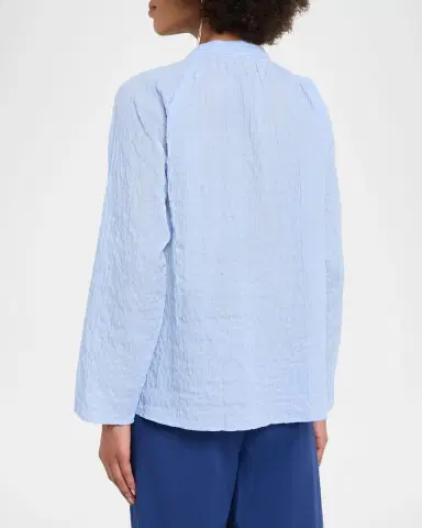 Eileen Fisher Puckery Raglan-Sleeve Top | Thumbnail 2 Eileen Fisher Puckery Raglan-Sleeve Top | Thumbnail 2
