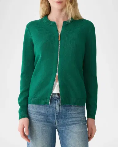 Lafayette 148 New York Crewneck Cotton-Silk Cardigan | Thumbnail 5 Lafayette 148 New York Crewneck Cotton-Silk Cardigan | Thumbnail 5