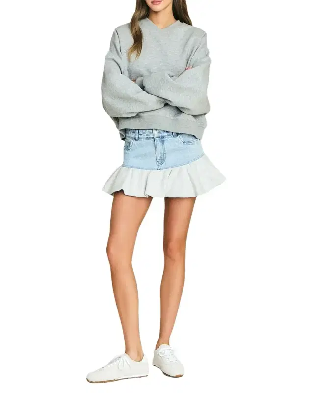 Mercer Denim Mini Skirt