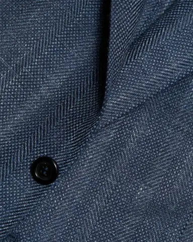 Canali Men's Denim Herringbone Single-Breasted Sport Coat | Thumbnail 5 Canali Men's Denim Herringbone Single-Breasted Sport Coat | Thumbnail 5