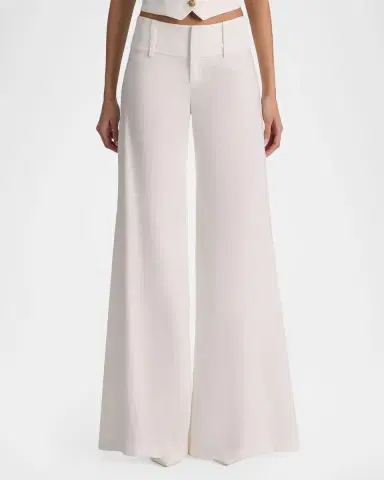 ALICE + OLIVIA Olivia Low-Rise Wide-Leg Pants | Thumbnail 5 ALICE + OLIVIA Olivia Low-Rise Wide-Leg Pants | Thumbnail 5