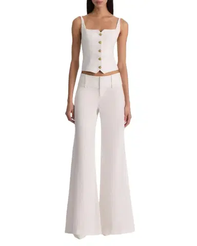 ALICE + OLIVIA Olivia Low-Rise Wide-Leg Pants | Thumbnail 1 ALICE + OLIVIA Olivia Low-Rise Wide-Leg Pants | Thumbnail 1