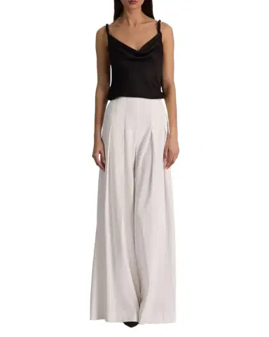 ALICE + OLIVIA Monique Twist Strap Cowl-Neck Blouse | Thumbnail 1