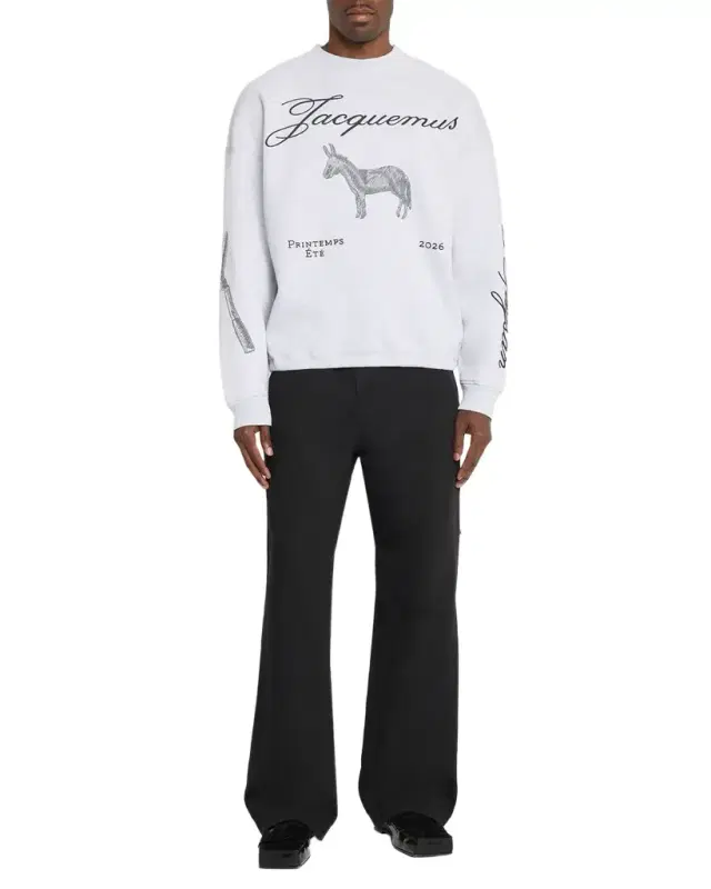 Men 's Embroidered Le Paysan Fleece Sweatshirt