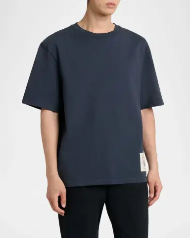 Jacquemus Men's The Torneo Rosemary Label Crewneck T-Shirt | Thumbnail 2 Jacquemus Men's The Torneo Rosemary Label Crewneck T-Shirt | Thumbnail 2