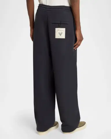 Jacquemus Men's Cotton Rosemary-Patch Jogging Sweatpants | Thumbnail 2 Jacquemus Men's Cotton Rosemary-Patch Jogging Sweatpants | Thumbnail 2