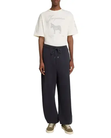 Jacquemus Men's Cotton Rosemary-Patch Jogging Sweatpants | Thumbnail 1 Jacquemus Men's Cotton Rosemary-Patch Jogging Sweatpants | Thumbnail 1