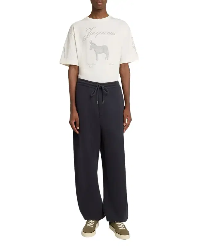 Jacquemus Men 's Cotton Rosemary-Patch Jogging Sweatpants