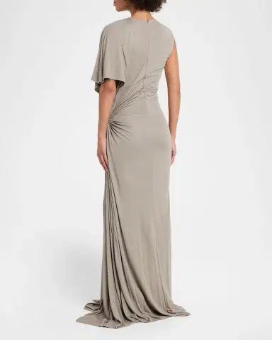 Christopher Esber Draped Quartz Bezel Gown | Thumbnail 2 Christopher Esber Draped Quartz Bezel Gown | Thumbnail 2