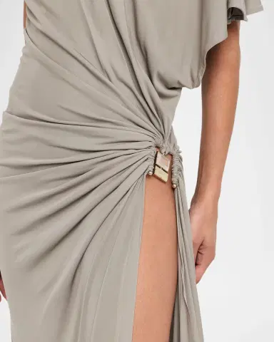 Christopher Esber Draped Quartz Bezel Gown | Thumbnail 4 Christopher Esber Draped Quartz Bezel Gown | Thumbnail 4