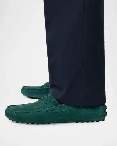 Tod's Men's Suede Gommino Driving Loafers | Thumbnail 2