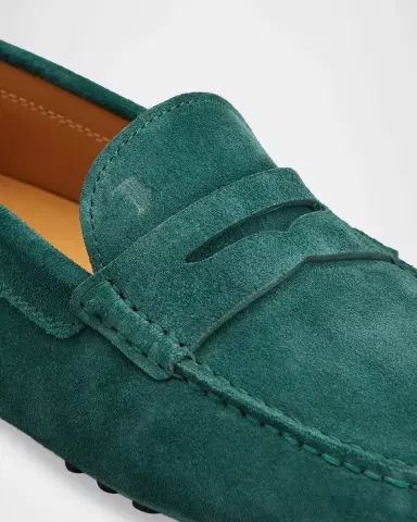 Tod's Men's Suede Gommino Driving Loafers | Thumbnail 4
