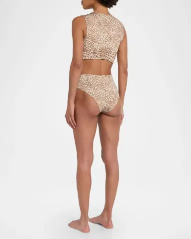 Ramy Brook Oliwia Leopard-Print Bikini Top | Thumbnail 2 Ramy Brook Oliwia Leopard-Print Bikini Top | Thumbnail 2