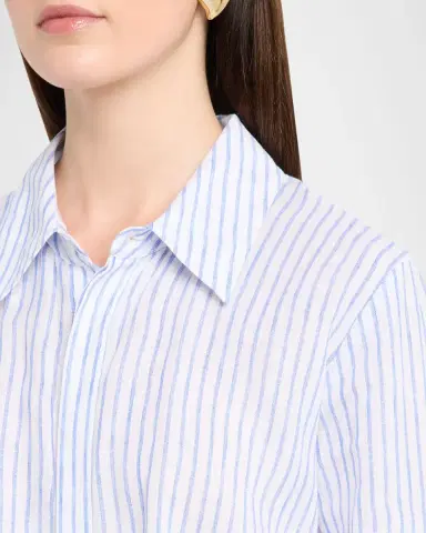 A.L.C. Mila Stripe Linen Shirtdress | Thumbnail 4 A.L.C. Mila Stripe Linen Shirtdress | Thumbnail 4