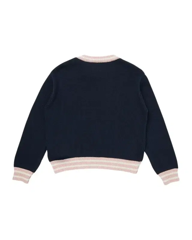 Girl 's Big Bookish Knit Sweater, Size