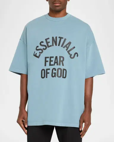 Fear of God Essentials Men's Campus 90s Cotton T-Shirt | Thumbnail 3 Fear of God Essentials Men's Campus 90s Cotton T-Shirt | Thumbnail 3