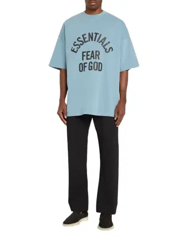 Fear of God Essentials Men's Campus 90s Cotton T-Shirt | Thumbnail 1 Fear of God Essentials Men's Campus 90s Cotton T-Shirt | Thumbnail 1