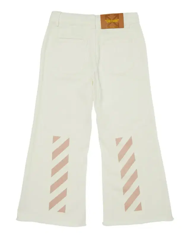 Girl 's Bookish Diagonal Striped Denim Jeans, Size 4-12