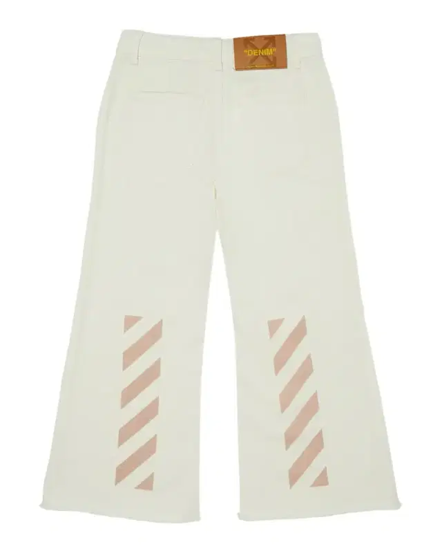 Girl 's Bookish Diagonal Striped Denim Jeans, Size