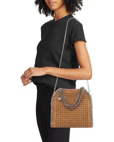 Stella McCartney Falabella Studded Eyelet Mini Bag | Thumbnail 1 Stella McCartney Falabella Studded Eyelet Mini Bag | Thumbnail 1