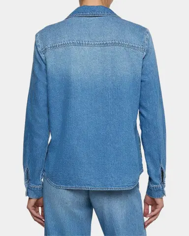 L'Agence Isla Denim Shirt | Thumbnail 2 L'Agence Isla Denim Shirt | Thumbnail 2