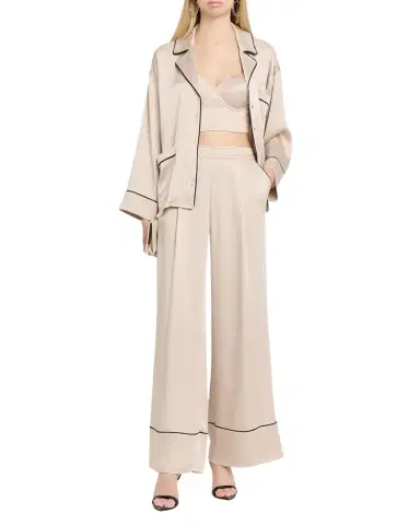 L'Agence Tavia Satin Trousers | Thumbnail 1 L'Agence Tavia Satin Trousers | Thumbnail 1