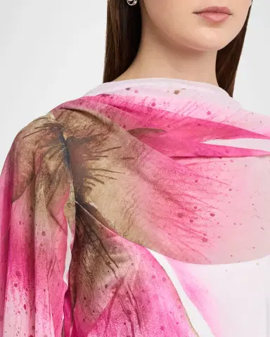 Significant Other Devlyn Floral Satin Georgette Gown | Thumbnail 4 Significant Other Devlyn Floral Satin Georgette Gown | Thumbnail 4