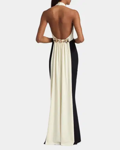 Chiara Boni La Petite Robe Noori Backless Draped Mermaid Gown | Thumbnail 2 Chiara Boni La Petite Robe Noori Backless Draped Mermaid Gown | Thumbnail 2