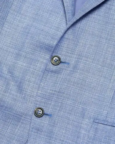 Canali Men 's Kei Wool, Silk and Linen Two-Button Blazer | Thumbnail 5