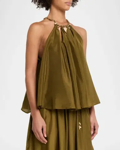 Zimmermann Mahon Silk Chain Blouse | Thumbnail 3 Zimmermann Mahon Silk Chain Blouse | Thumbnail 3