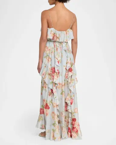 Zimmermann Roselight Floral Frill Maxi Dress | Thumbnail 2 Zimmermann Roselight Floral Frill Maxi Dress | Thumbnail 2