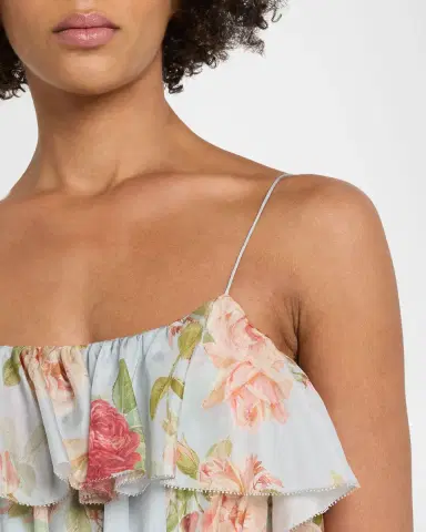 Zimmermann Roselight Floral Frill Maxi Dress | Thumbnail 4 Zimmermann Roselight Floral Frill Maxi Dress | Thumbnail 4