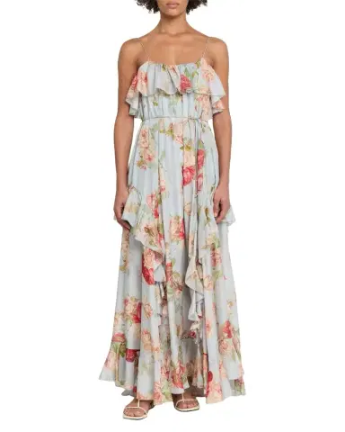 Zimmermann Roselight Floral Frill Maxi Dress | Thumbnail 1 Zimmermann Roselight Floral Frill Maxi Dress | Thumbnail 1