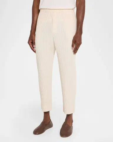 Homme Plissé Issey Miyake Men 's Monthly Colors Pleated Tapered-Leg Pants | Thumbnail 3 Homme Plissé Issey Miyake Men 's Monthly Colors Pleated Tapered-Leg Pants | Thumbnail 3