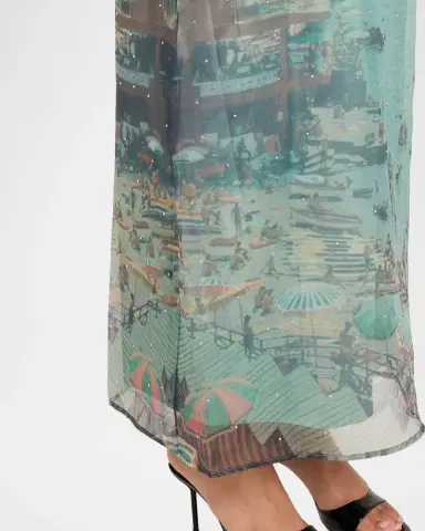 STAUD Amara Embellished Maxi Dress | Thumbnail 4