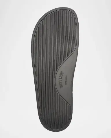 Burberry Men's Furley Check Slides | Thumbnail 4