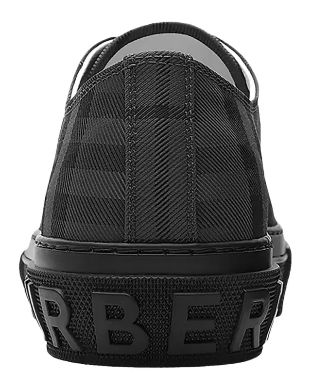 Burberry Men 's Jack Check Nylon-Blend Low-Top Sneakers